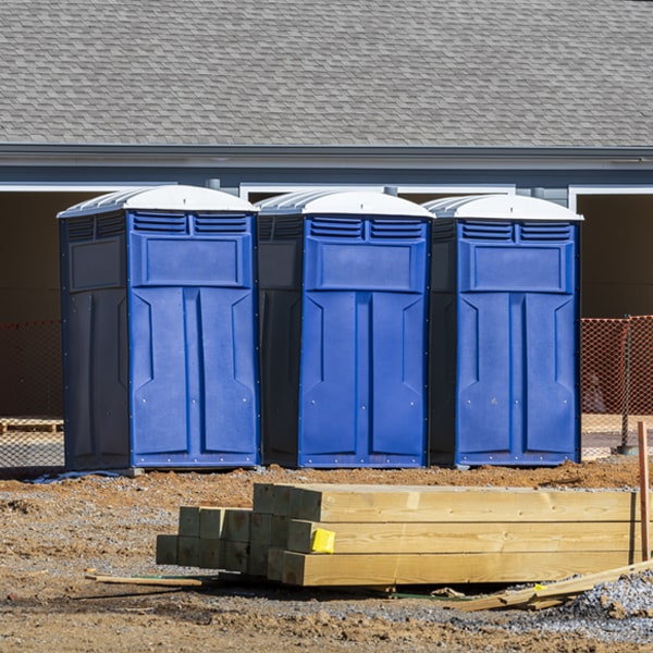 are there any restrictions on where i can place the portable restrooms during my rental period in Natrona Heights PA